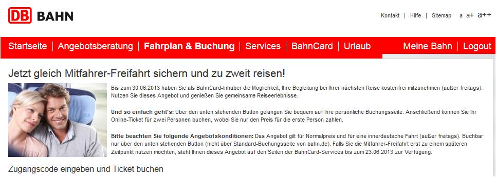 Bahn Mitfahrer Freifahrt