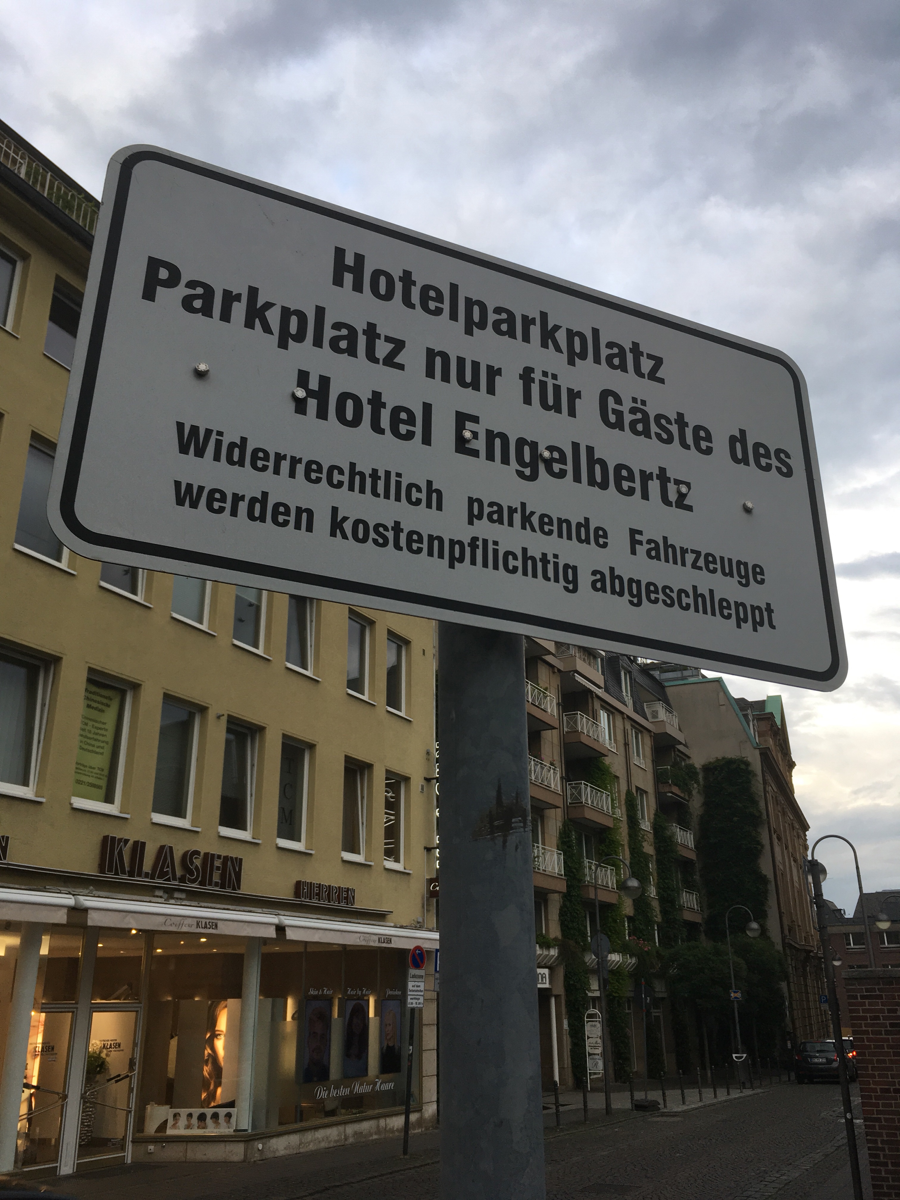 Parkplatz in der Innenstadt